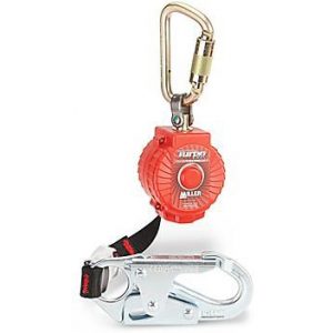 Miller® TurboLite™ Retractable Webbing Lanyard with Snap Hook - 6'